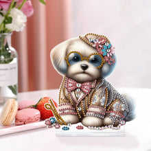 Load image into Gallery viewer, Dog Special Shaped Animal Desktop Diamond Art Kits for Home Office Desktop Decor