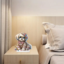 Load image into Gallery viewer, Dog Special Shaped Animal Desktop Diamond Art Kits for Home Office Desktop Decor