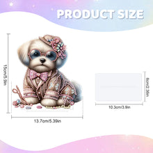 Load image into Gallery viewer, Dog Special Shaped Animal Desktop Diamond Art Kits for Home Office Desktop Decor