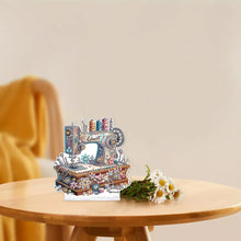 Load image into Gallery viewer, Sewing Machine Special Shaped 5D DIY Diamond Art Tabletop Decorations for Adults