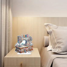 Load image into Gallery viewer, Sewing Machine Special Shaped 5D DIY Diamond Art Tabletop Decorations for Adults