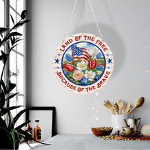 Load image into Gallery viewer, Suncatcher Welcome Sign Diamond Painting Art Pendant Colorful Home Windows Decor