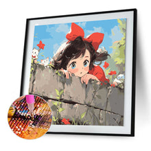 Load image into Gallery viewer, Diamond Painting - Full Round - Vibrant little witch (30*30CM)