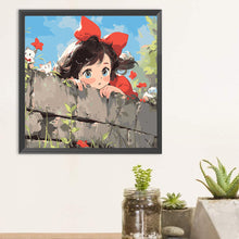 Load image into Gallery viewer, Diamond Painting - Full Round - Vibrant little witch (30*30CM)