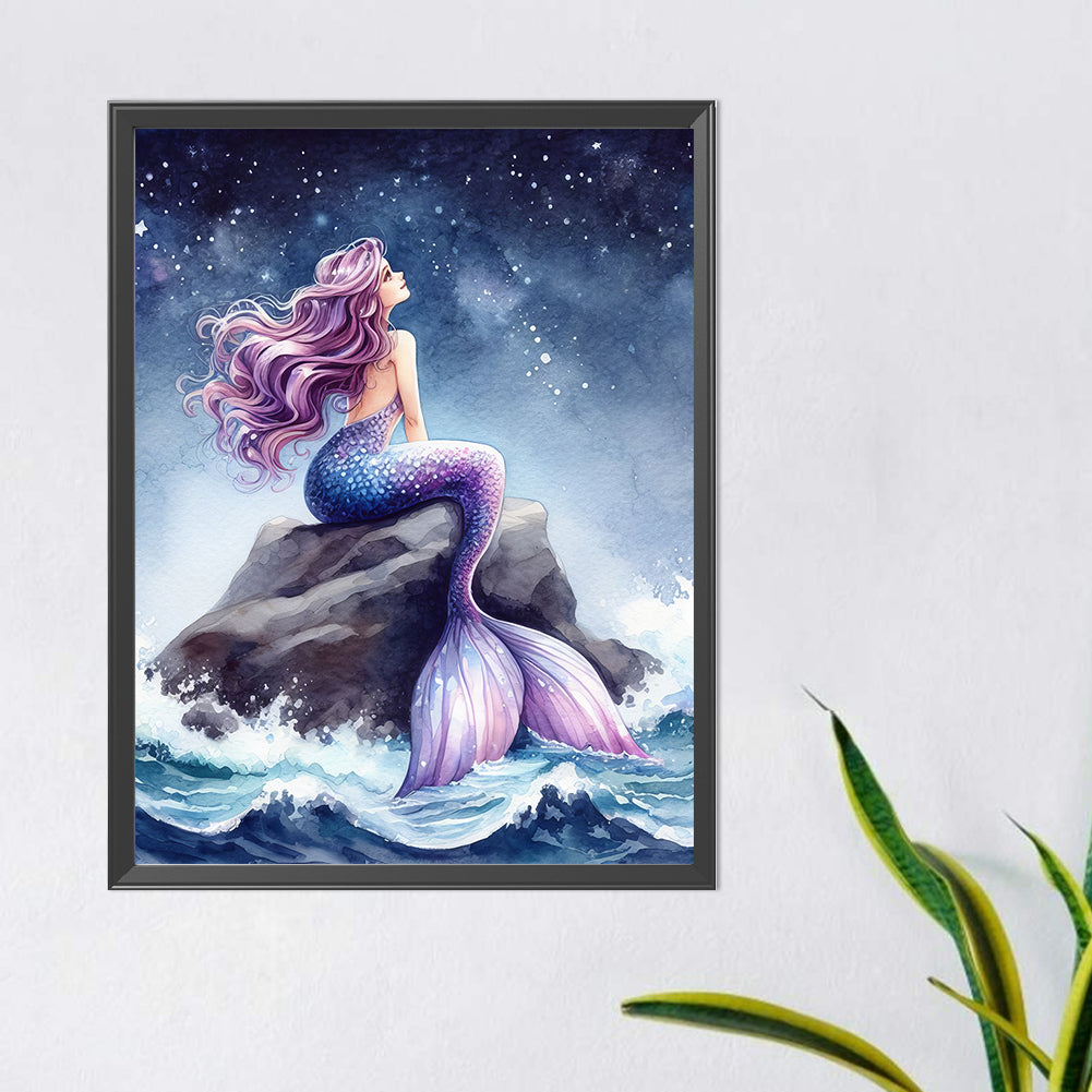 Diamond Painting - Full Round - mermaid girl (40*50CM)