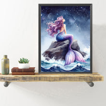 Load image into Gallery viewer, Diamond Painting - Full Round - mermaid girl (40*50CM)