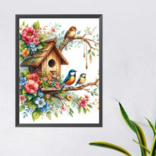 Load image into Gallery viewer, Diamond Painting - Full Round - hut and bird (40*50CM)