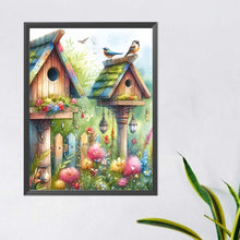 Load image into Gallery viewer, Diamond Painting - Full Round - hut and bird (40*50CM)
