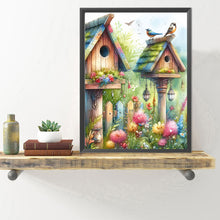 Load image into Gallery viewer, Diamond Painting - Full Round - hut and bird (40*50CM)