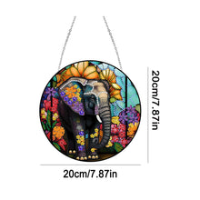 Load image into Gallery viewer, Animal Diamond Painting Art Pendant Colorful Acrylic Crystal Painting Ornaments