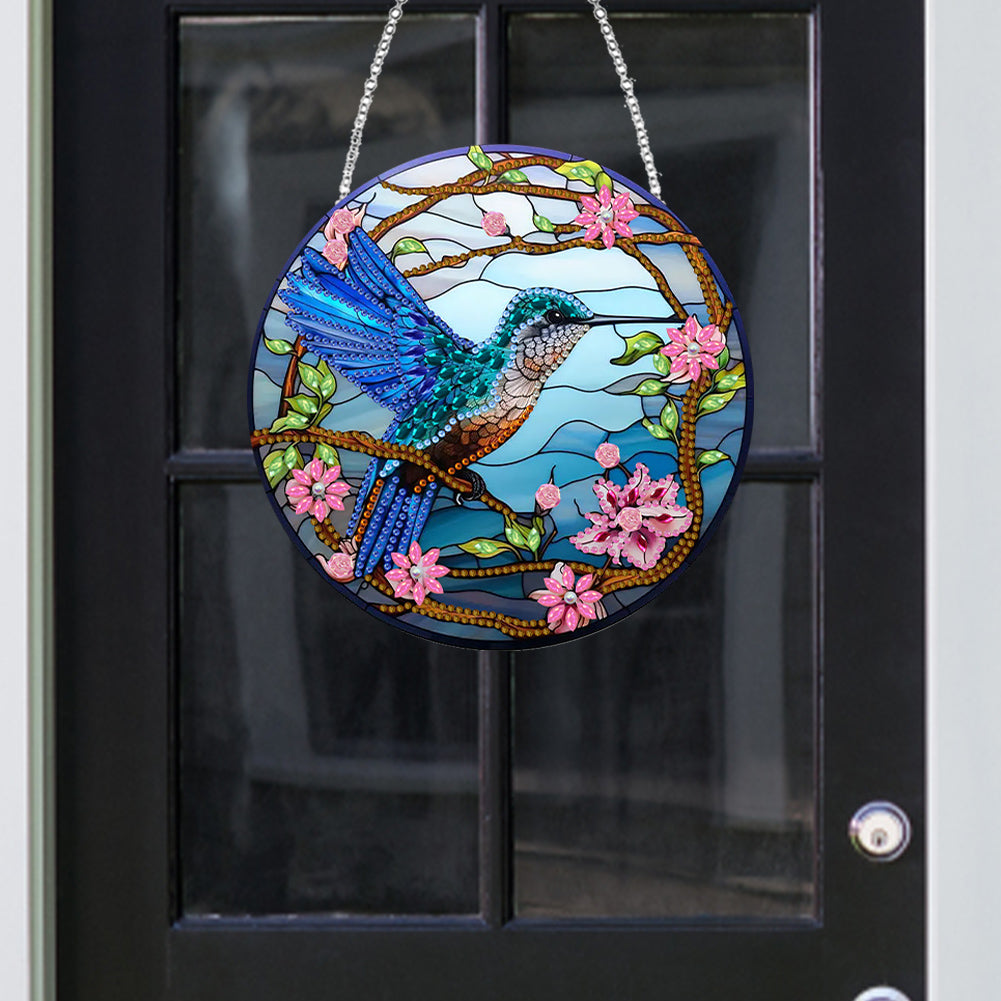 Animal Diamond Painting Art Pendant Colorful Acrylic Crystal Painting Ornaments