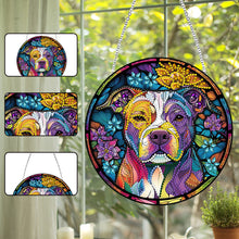 Load image into Gallery viewer, Animal Diamond Painting Art Pendant Colorful Acrylic Crystal Painting Ornaments