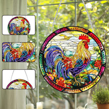 Load image into Gallery viewer, Animal Diamond Painting Art Pendant Colorful Acrylic Crystal Painting Ornaments