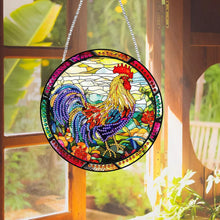 Load image into Gallery viewer, Animal Diamond Painting Art Pendant Colorful Acrylic Crystal Painting Ornaments