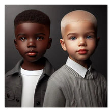 Load image into Gallery viewer, Diamond Painting - Full Round - black white (40*40CM)