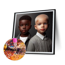 Load image into Gallery viewer, Diamond Painting - Full Round - black white (40*40CM)