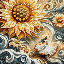 Load image into Gallery viewer, Diamond Painting - Partial Special Shaped - blooming flowers (30*30CM)