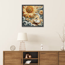 Load image into Gallery viewer, Diamond Painting - Partial Special Shaped - blooming flowers (30*30CM)