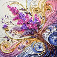 Load image into Gallery viewer, Diamond Painting - Partial Special Shaped - blooming flowers (30*30CM)