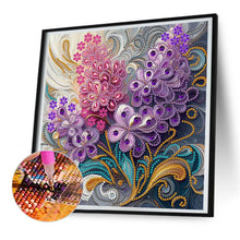 Load image into Gallery viewer, Diamond Painting - Partial Special Shaped - blooming flowers (30*30CM)