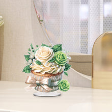 Load image into Gallery viewer, Acrylic Cream Cake Desktop Diamond Art Kits Diamond Painting Desktop Decorations