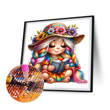 Load image into Gallery viewer, Diamond Painting - Full Round - reading girl (30*30CM)