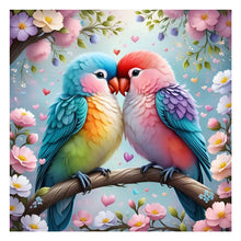 Load image into Gallery viewer, Diamond Painting - Full Round - Flowers bloom to birds (40*40CM)
