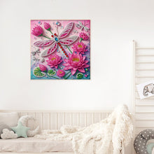 Load image into Gallery viewer, Diamond Painting - Partial Special Shaped - Dream Dragonfly (30*30CM)