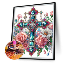 Load image into Gallery viewer, Diamond Painting - Partial Special Shaped - ornate cross (30*40CM)