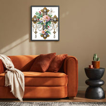Load image into Gallery viewer, Diamond Painting - Partial Special Shaped - ornate cross (30*40CM)