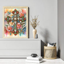 Load image into Gallery viewer, Diamond Painting - Partial Special Shaped - ornate cross (30*40CM)
