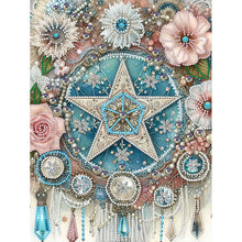 Load image into Gallery viewer, Diamond Painting - Partial Special Shaped - Gorgeous five-pointed star (30*40CM)
