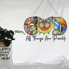 Load image into Gallery viewer, Acrylic Diamond Painting Hanging Pendant Sunflower Diamond Painting Home Decor