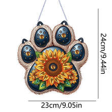 Load image into Gallery viewer, Acrylic Diamond Painting Hanging Pendant Sunflower Diamond Painting Home Decor