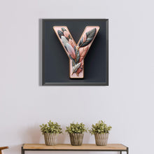 Load image into Gallery viewer, Diamond Painting - Full Round - Letter Y (40*40CM)