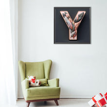 Load image into Gallery viewer, Diamond Painting - Full Round - Letter Y (40*40CM)
