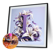 Load image into Gallery viewer, Diamond Painting - Full Round - Letter L (40*40CM)
