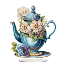 Load image into Gallery viewer, Acrylic Special Shaped Flower Cup Table Top Diamond Painting Ornament Kits Decor