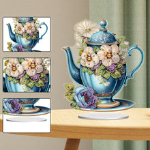 Load image into Gallery viewer, Acrylic Special Shaped Flower Cup Table Top Diamond Painting Ornament Kits Decor