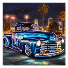 Load image into Gallery viewer, Diamond Painting - Full Round - blue sports car (30*30CM)