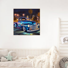 Load image into Gallery viewer, Diamond Painting - Full Round - blue sports car (30*30CM)