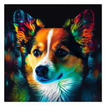 Load image into Gallery viewer, Diamond Painting - Full Round - Colorful puppy (30*30CM)