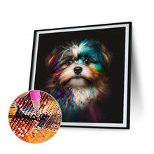 Load image into Gallery viewer, Diamond Painting - Full Round - Colorful puppy (30*30CM)