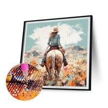 Load image into Gallery viewer, Diamond Painting - Full Round - Cowboy back girl (40*40CM)