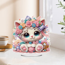 Load image into Gallery viewer, Acrylic Special Shaped Kitten 5D DIY Diamond Art Tabletop Decorations for Adults