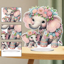 Load image into Gallery viewer, Acrylic Special Shaped Needle Elephant 5D DIY Diamond Art Tabletop Decorations