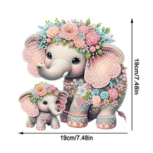 Load image into Gallery viewer, Acrylic Special Shaped Needle Elephant 5D DIY Diamond Art Tabletop Decorations