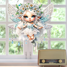 Load image into Gallery viewer, Spring Fairy Diamond Painting Hanging Pendant Home Decor (Grapefruit Flower)