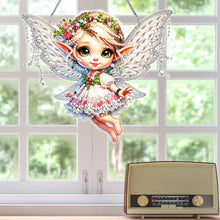Load image into Gallery viewer, Spring Fairy Diamond Painting Hanging Pendant Home Windows Decor (Tulip)