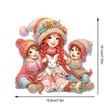 Load image into Gallery viewer, Mothers Day Gift Diamond Painting Hanging Pendant Home Windows Decor (Rabbit)